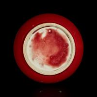 A Chinese copper-red glazed narcissus bowl 釉裡紅鏜鑼洗