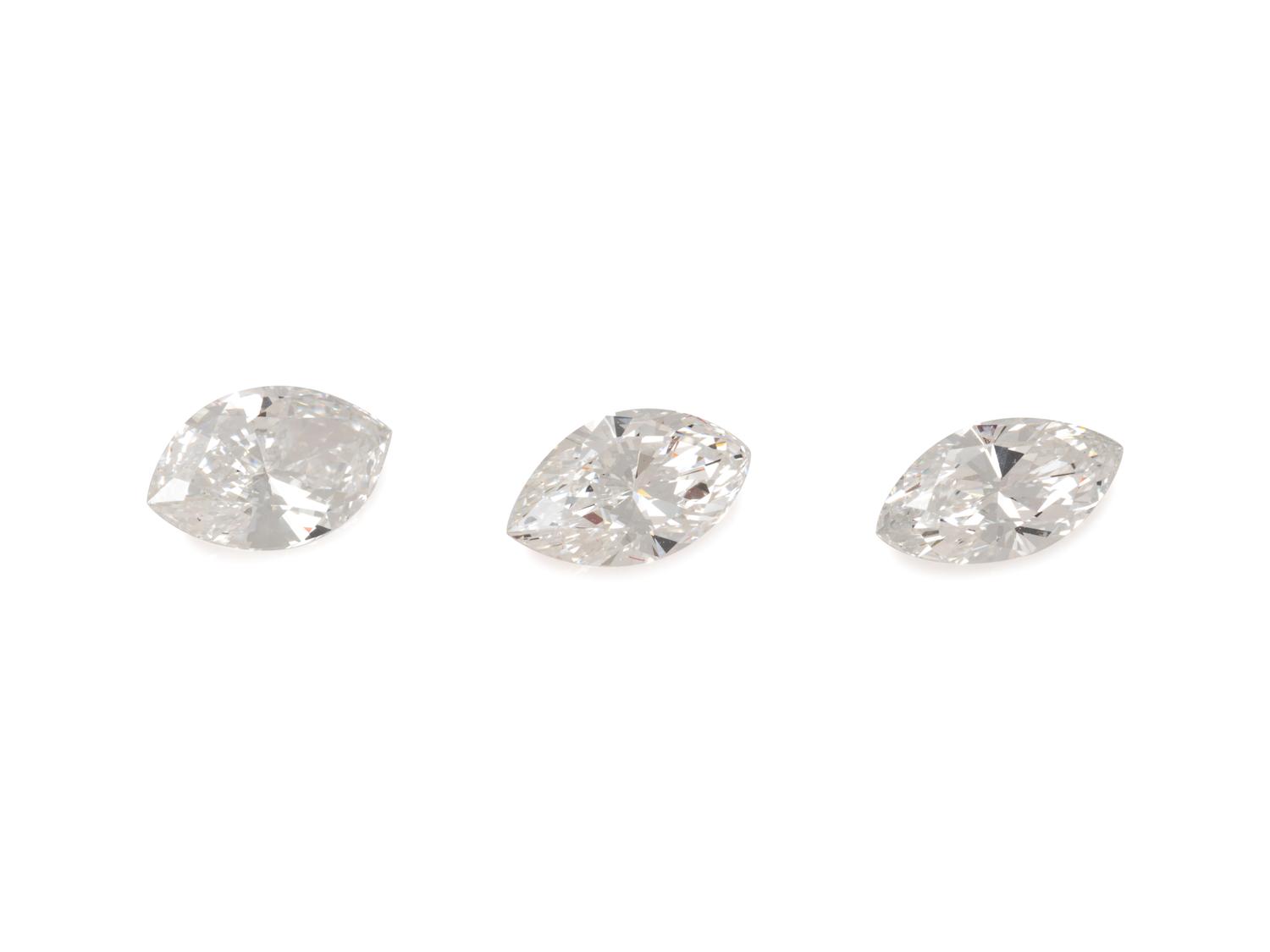 COLLECTION OF MARQUISE CUT DIAMONDS