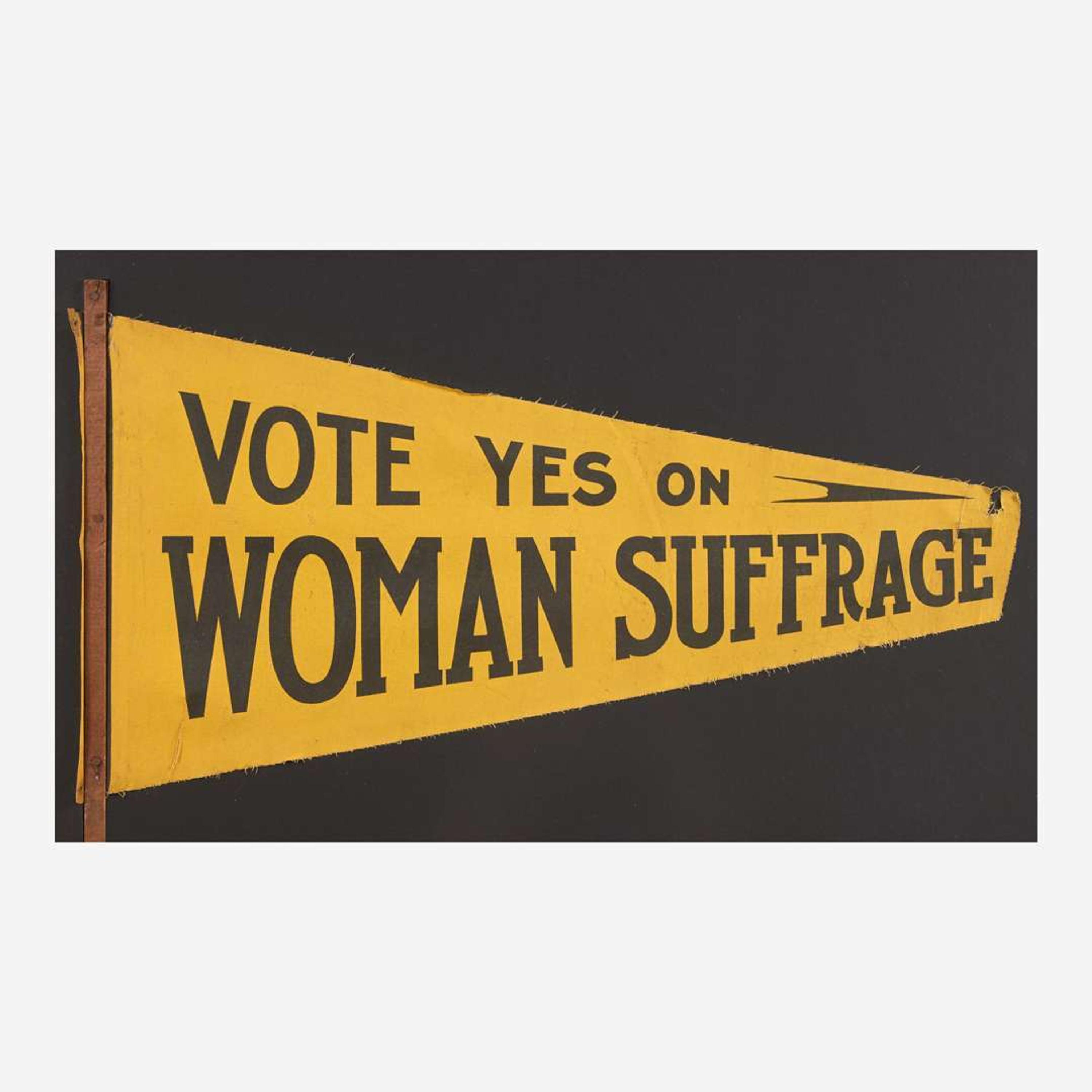 [Americana] [Women's Suffrage] Group of 6 Women's Suffrage Rally Items