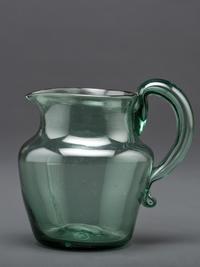A New York Glass Pitcher in Green