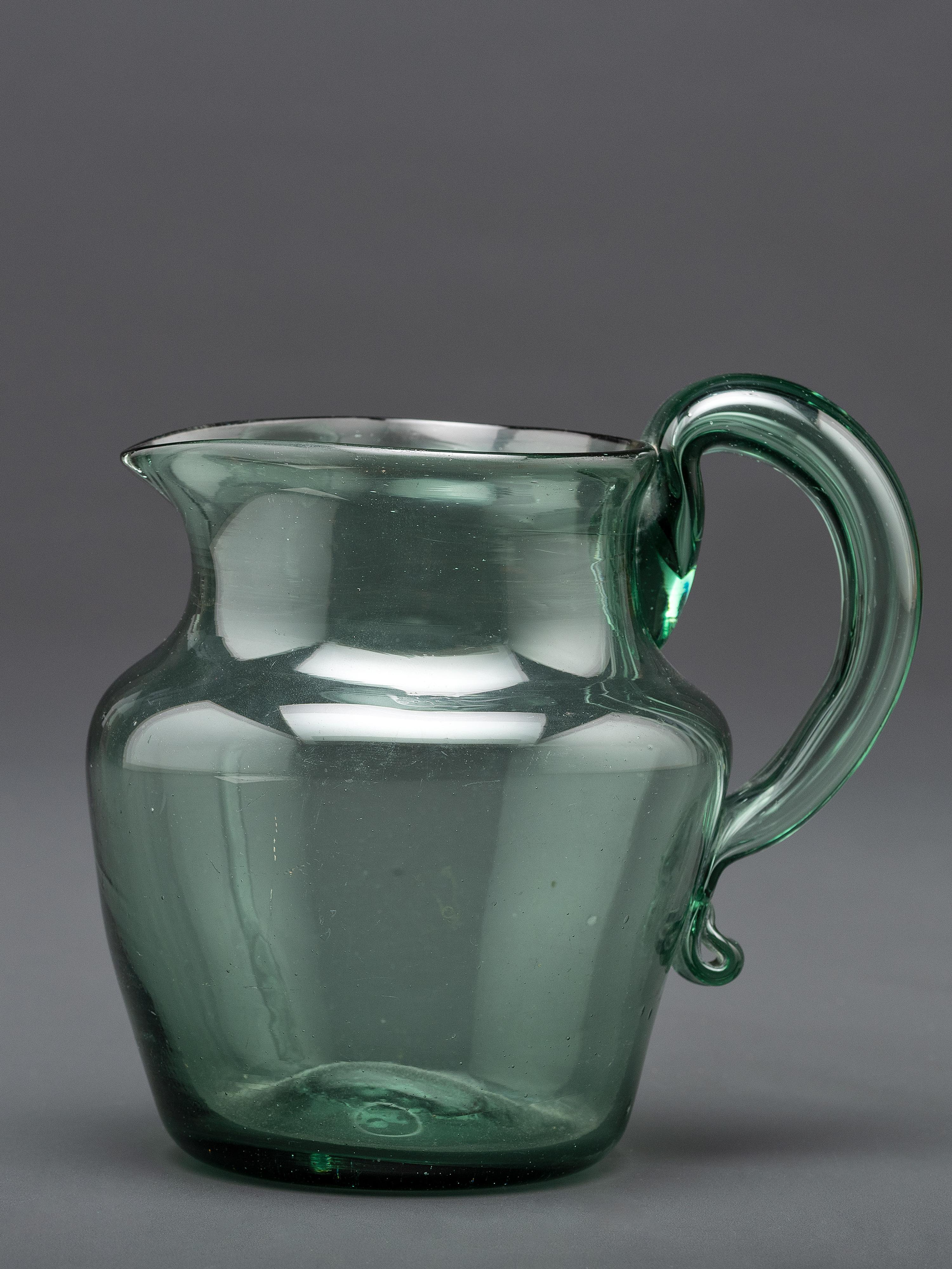 A New York Glass Pitcher in Green