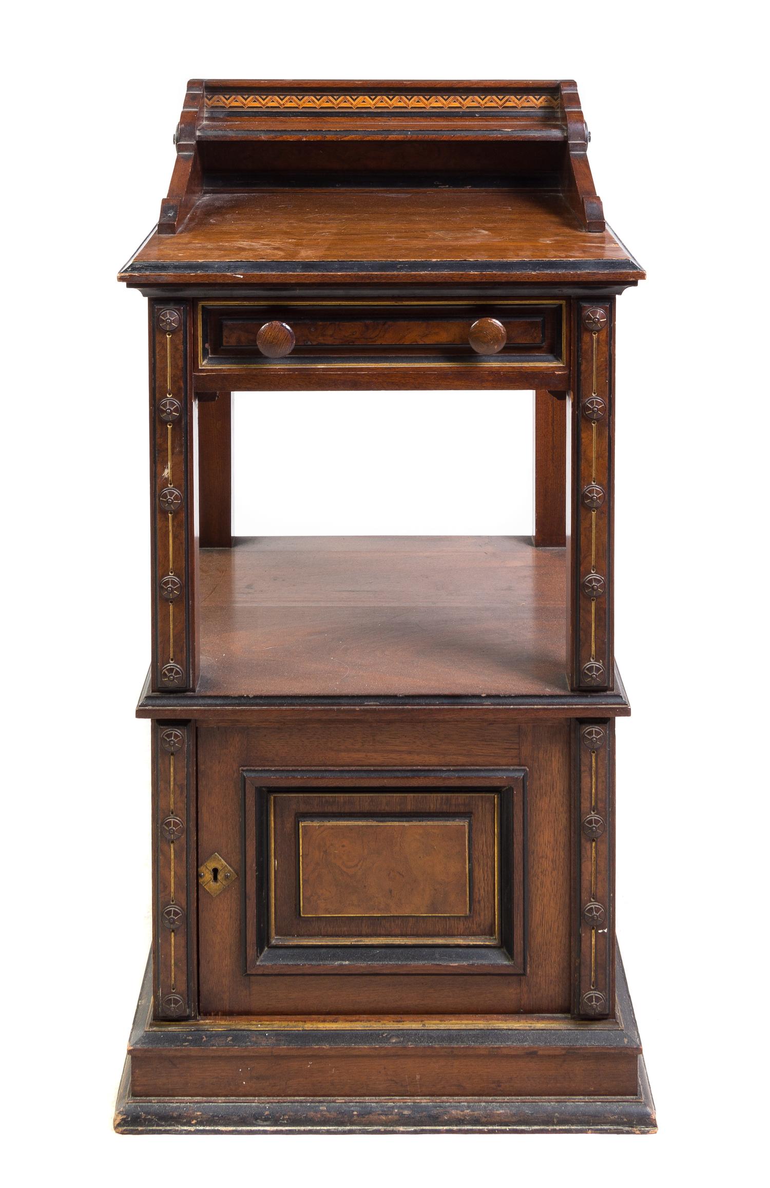 A Victorian Walnut Bedroom Suite Height of bed 83 inches. — LATE 19TH CENTURY