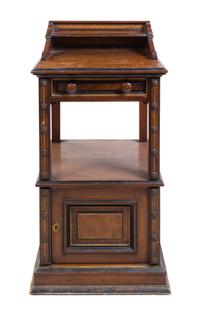 A Victorian Walnut Bedroom Suite Height of bed 83 inches. — LATE 19TH CENTURY