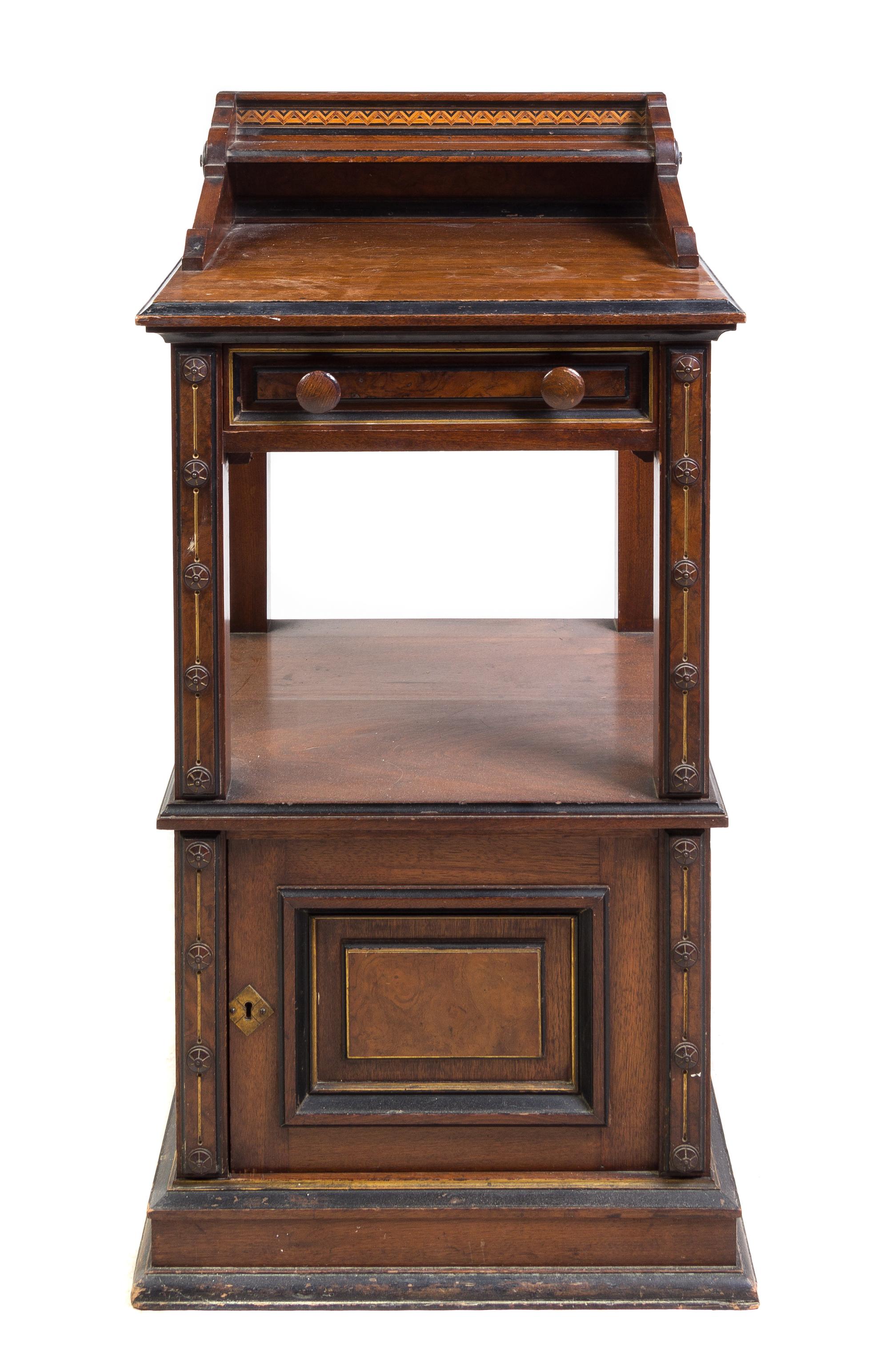 A Victorian Walnut Bedroom Suite Height of bed 83 inches. — LATE 19TH CENTURY