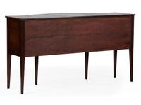A Federal-Style Mahogany Bow Front Sideboard