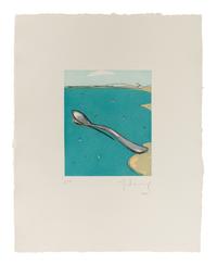 Landfall Press Etching Portfolio (complete portfolio of 6), 1975 Including works by Robert Cottingham, Claes Oldenburg, Philip Pearlstein, Christo, William Allen, and William T. Wiley.