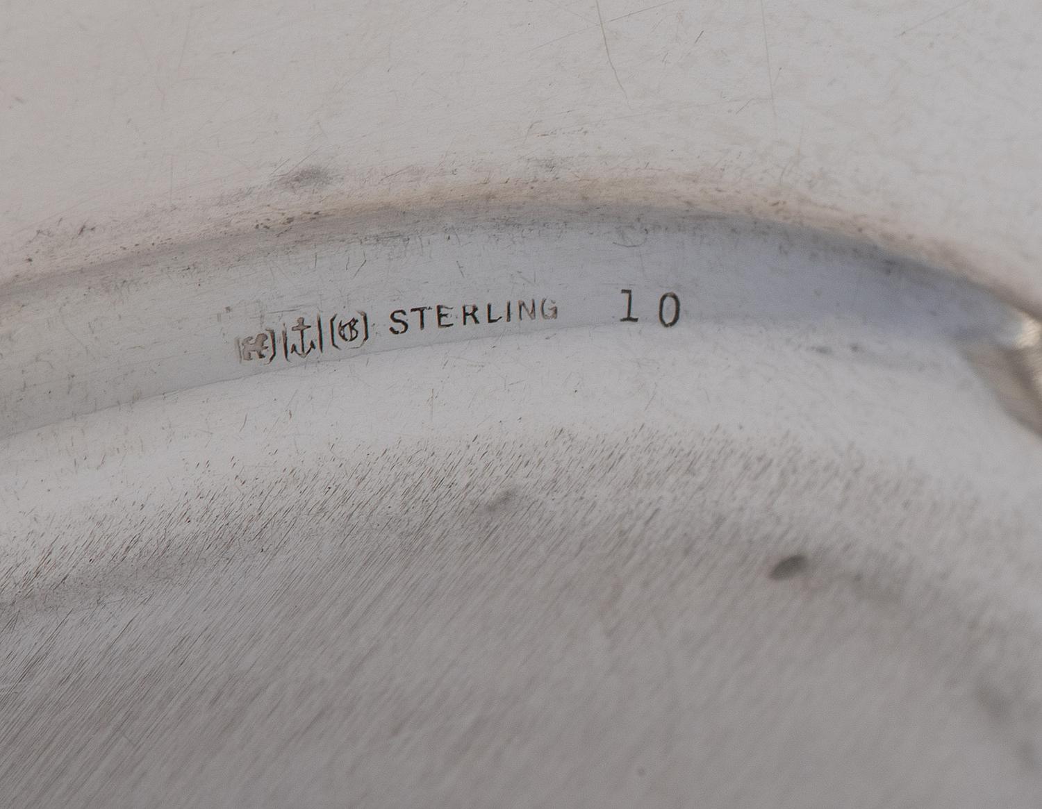 Twenty-Three American Silver Dessert Plates
