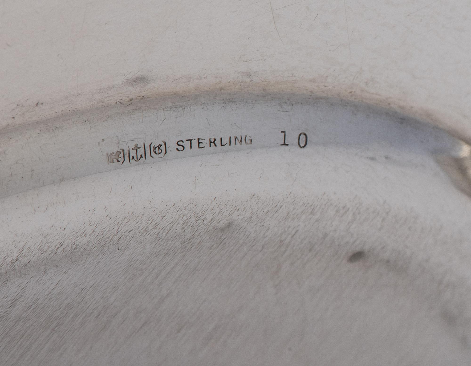 Twenty-Three American Silver Dessert Plates