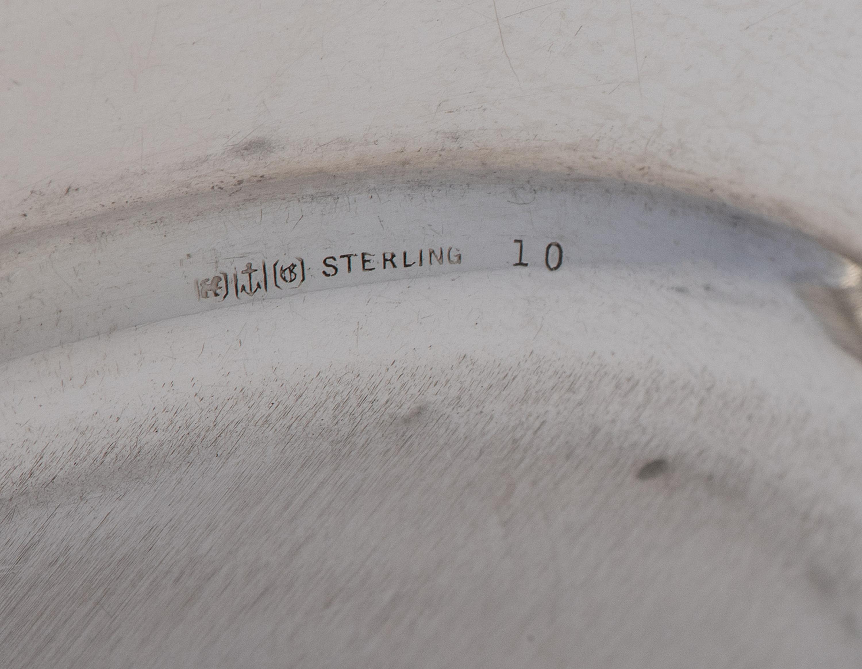 Twenty-Three American Silver Dessert Plates