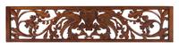 A Carved Maple and Walnut Transom Plate — FIRST HALF 20TH CENTURY
