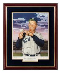 A Group of Four Baseball Artworks Formerly Displayed at Mike Ditka’s Restaurant
