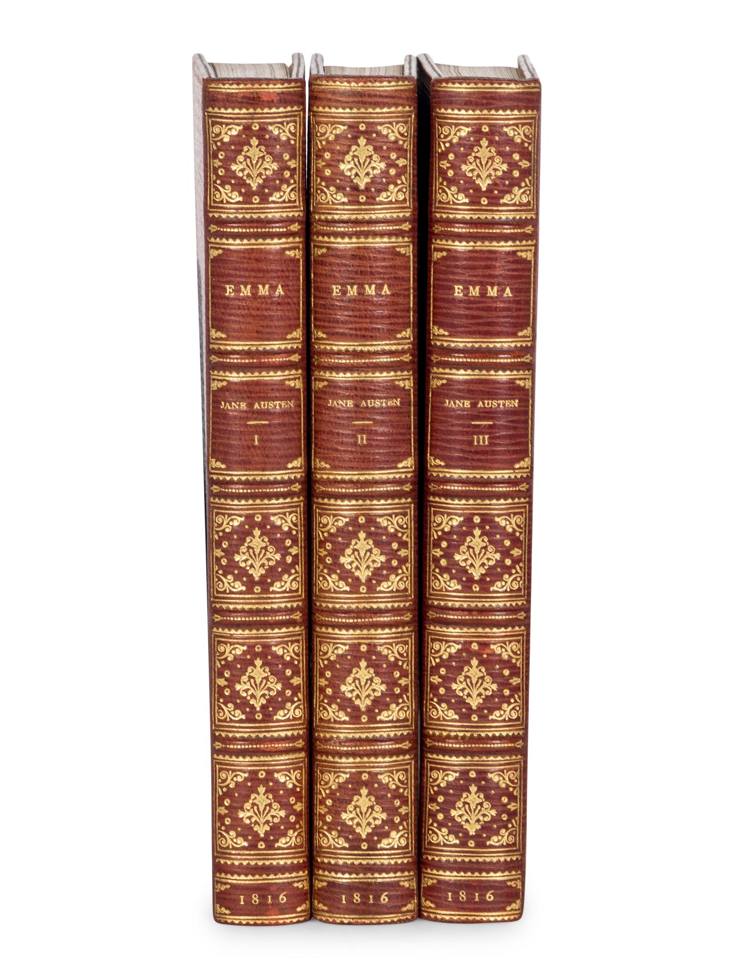AUSTEN, Jane (1775-1817). Emma: A Novel... By the Author of "Pride and Prejudice," &c. &c. London: John Murray, 1816.