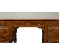 A Charles II Style Oak Desk