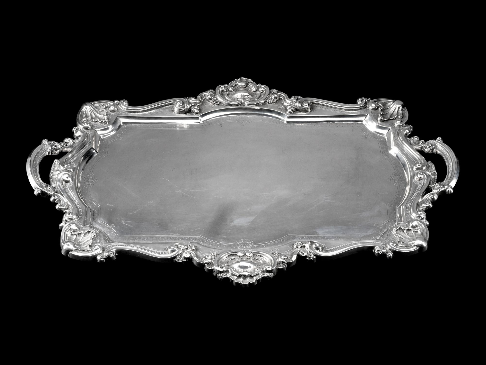 A Portuguese Silver Tray