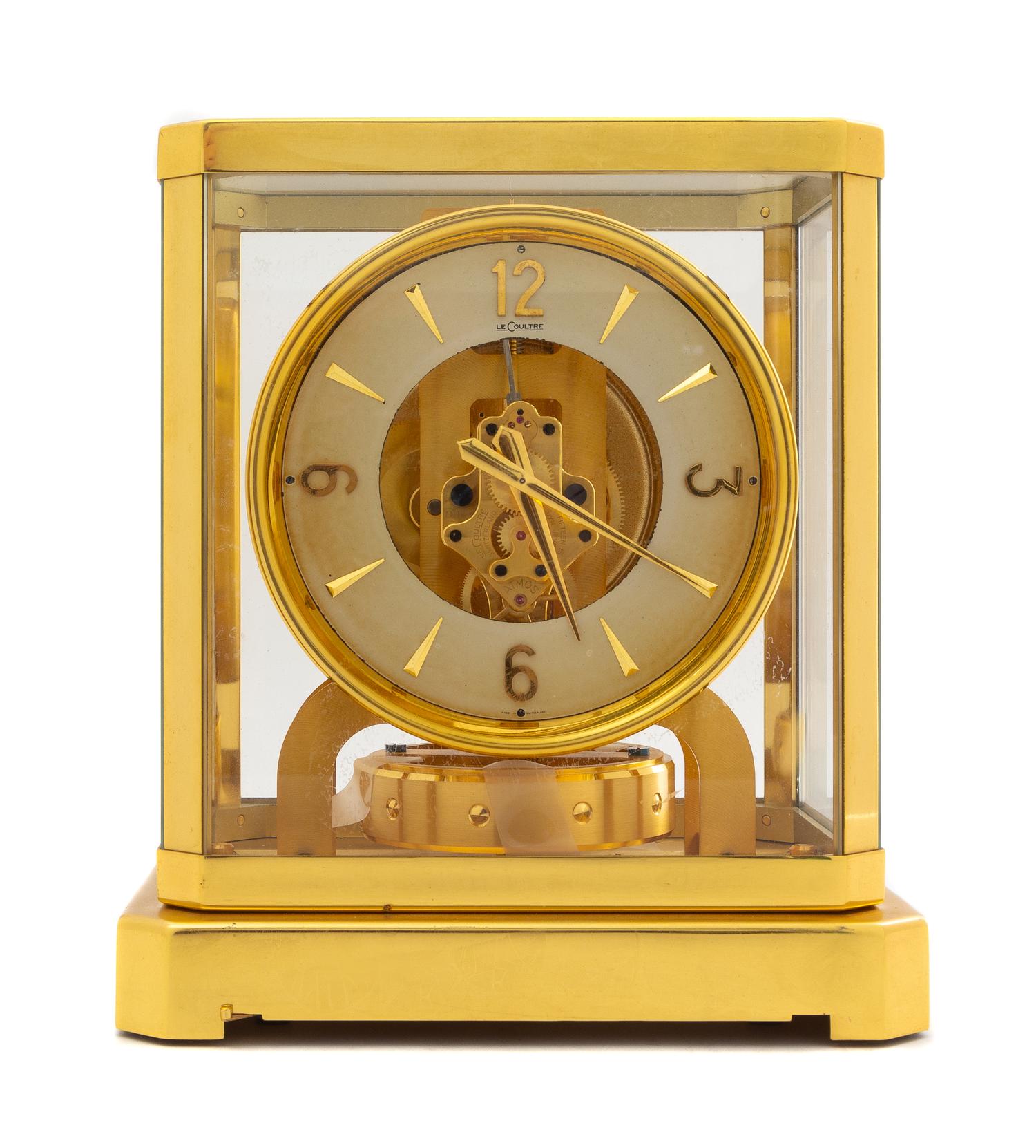 A Swiss Brass Atmos Clock