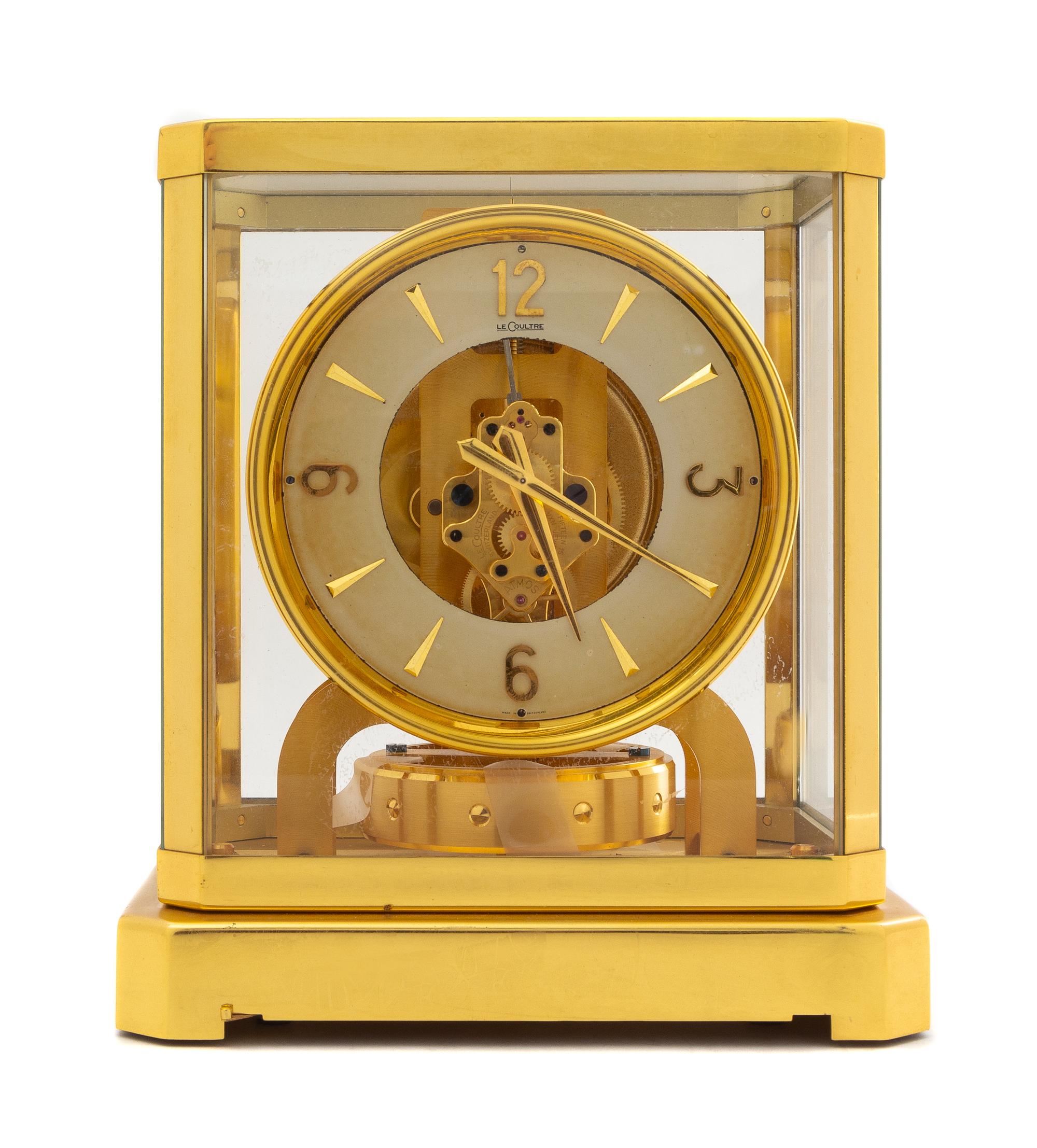 A Swiss Brass Atmos Clock