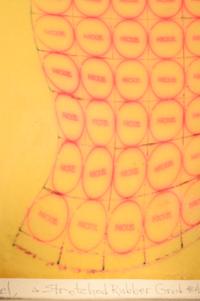 Red Nickel, a Stretched Rubber Grid #4