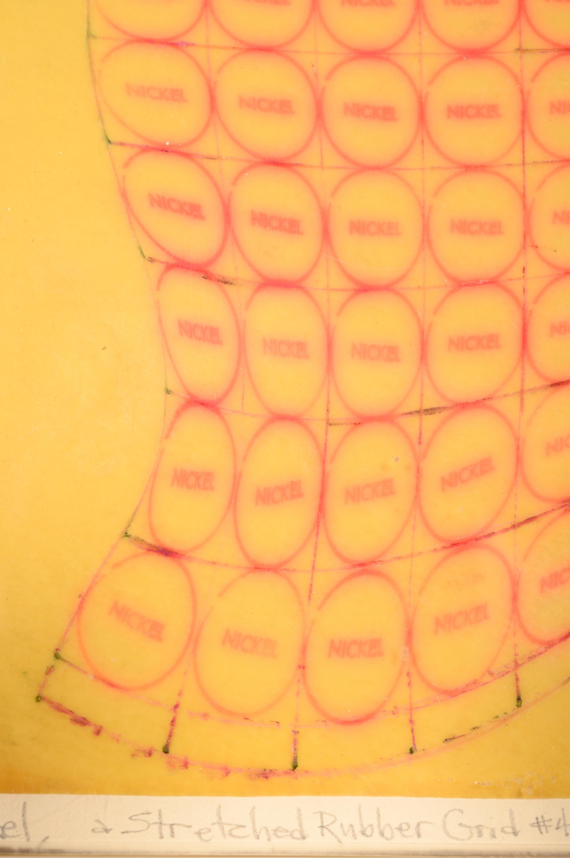 Red Nickel, a Stretched Rubber Grid #4