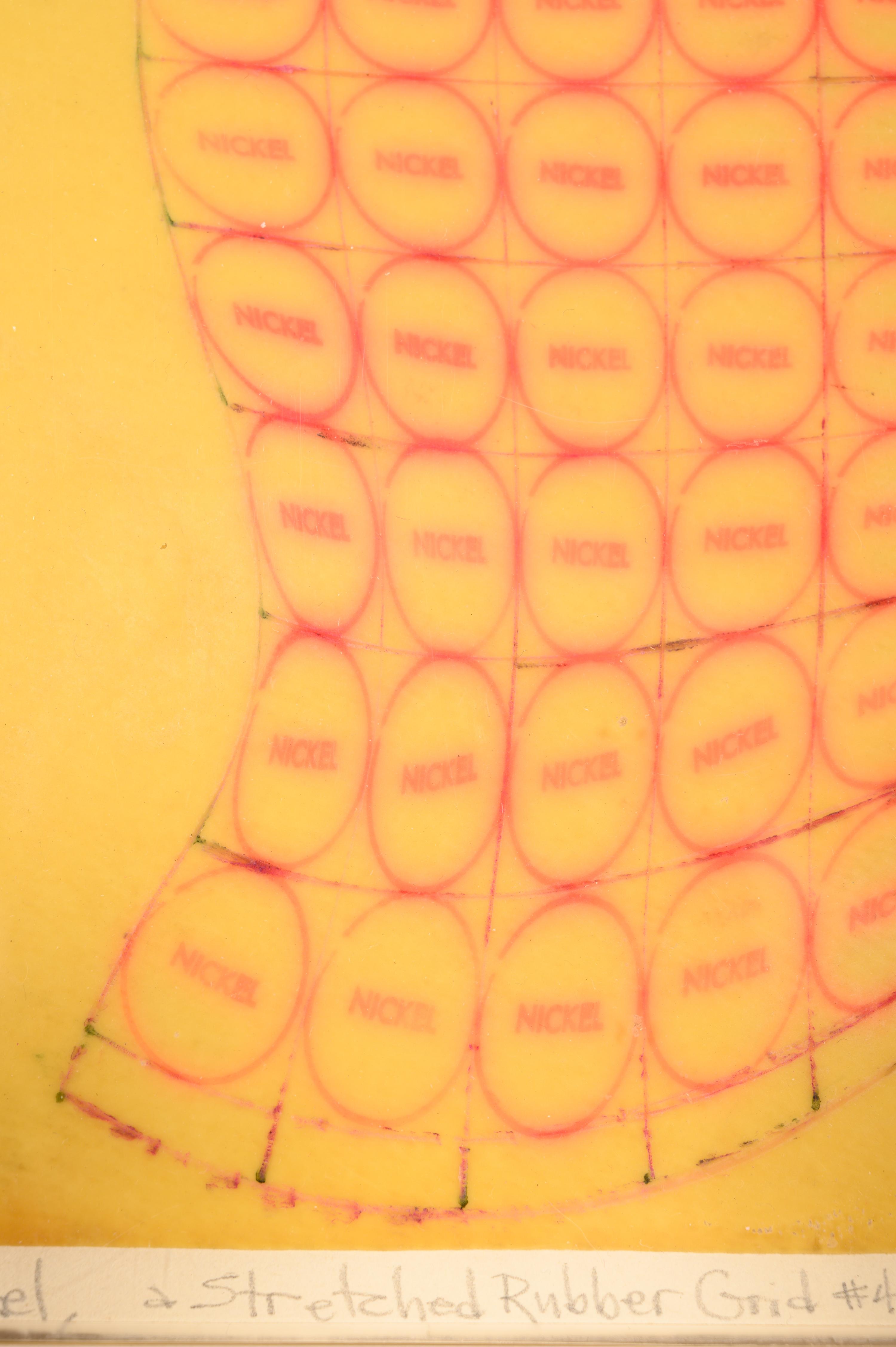 Red Nickel, a Stretched Rubber Grid #4