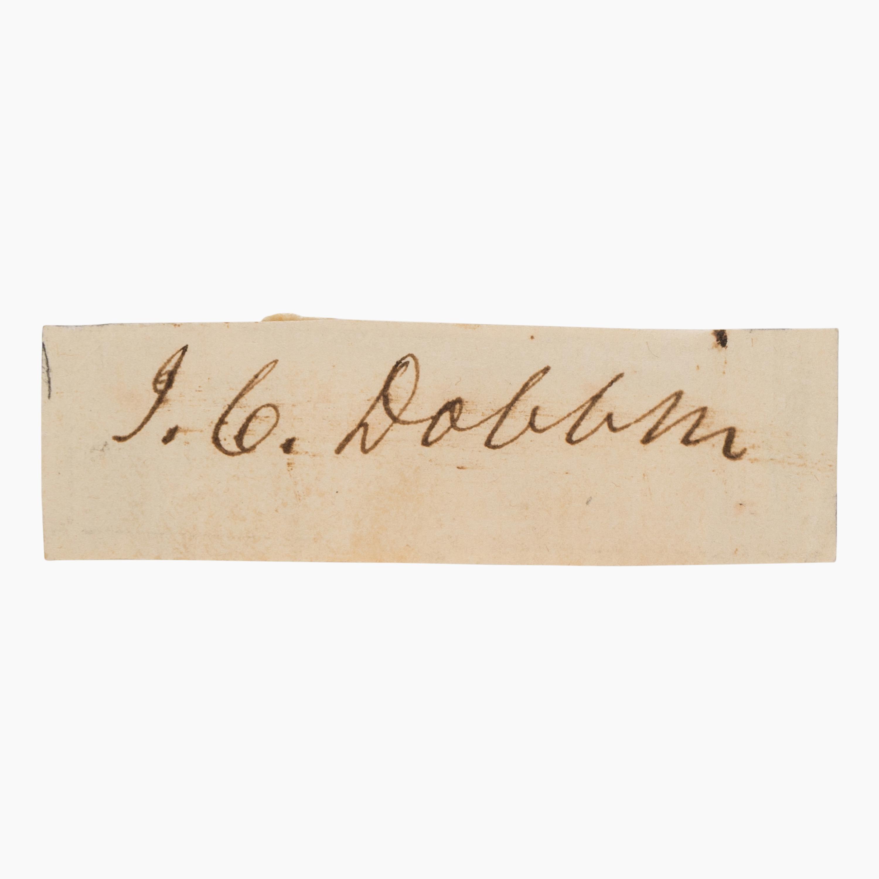 [U.S. Navy]. A near-complete collection of autographs from Secretaries of the United States Navy, 1798-1947.