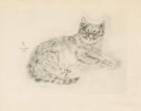 FOUJITA, TSUGOUHARA. 20 etchings from A Book of Cats. New York, 1930. One signed in pencil.