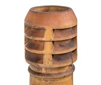 A Buff-Colored Terra Cotta Chimney Pot