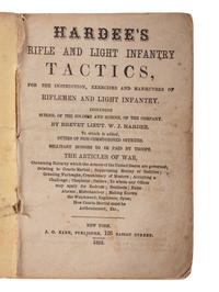 HARDEE, William J. (1815-1873). Hardee's Rifle and Light Infantry Tactics . New York: J. O. Kane, 1862.