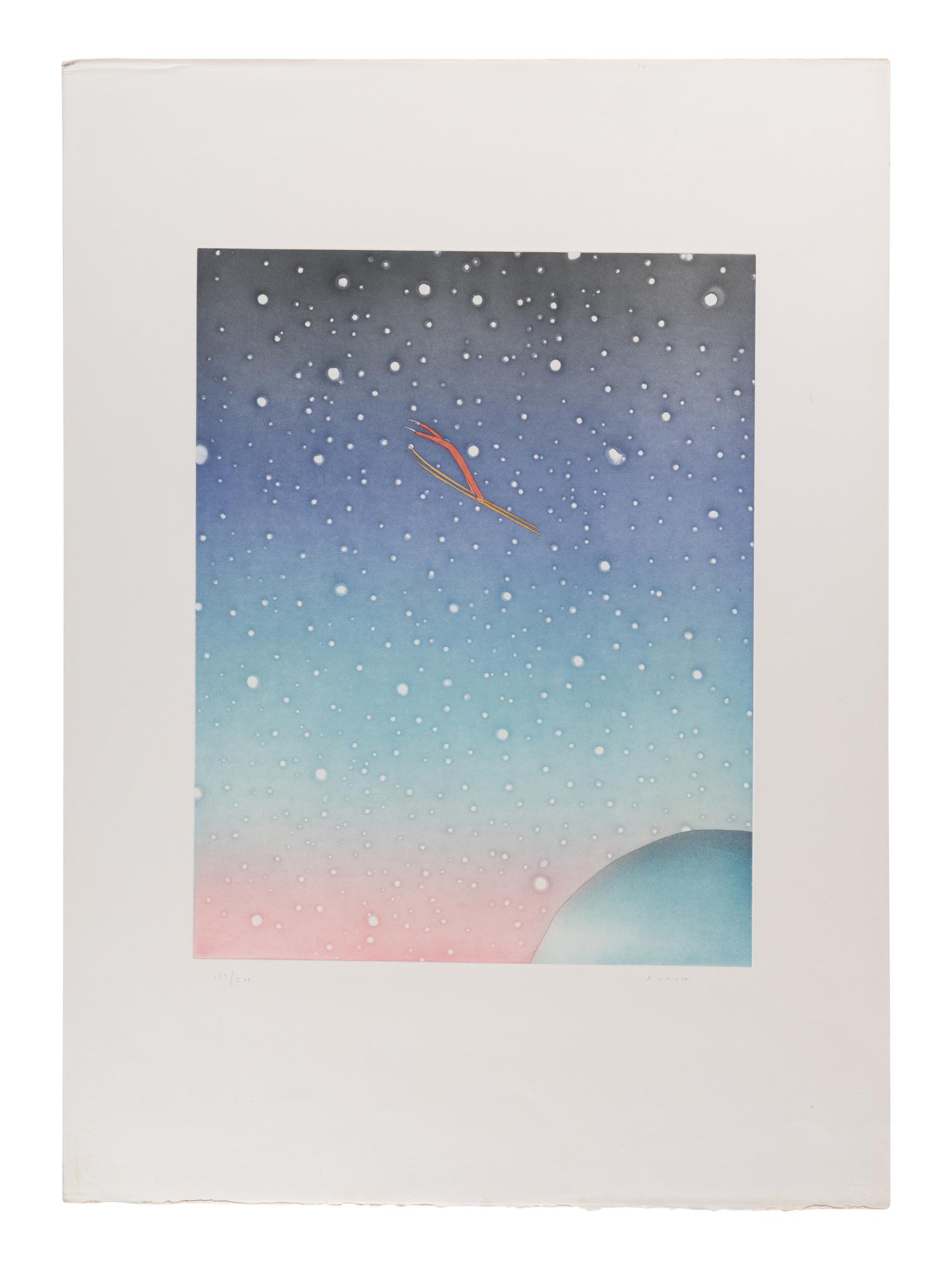 Set of 10 from XIV Olympic Winter Games Sarajevo 1984 , 1983 Including works by David Hockney, Victor Vasarely, Howard Hodgkin, James Rosenquist, and others.