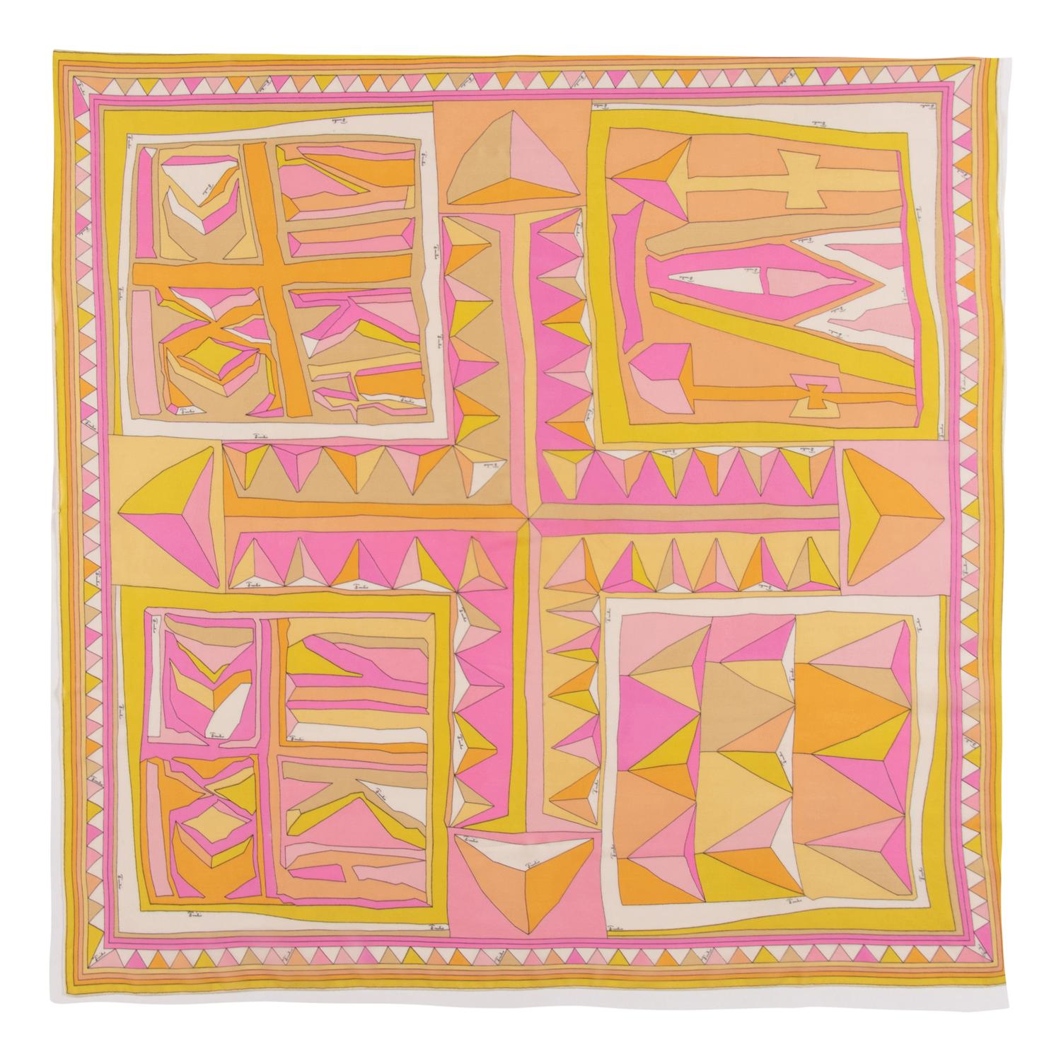 Four Emilio Pucci Scarves