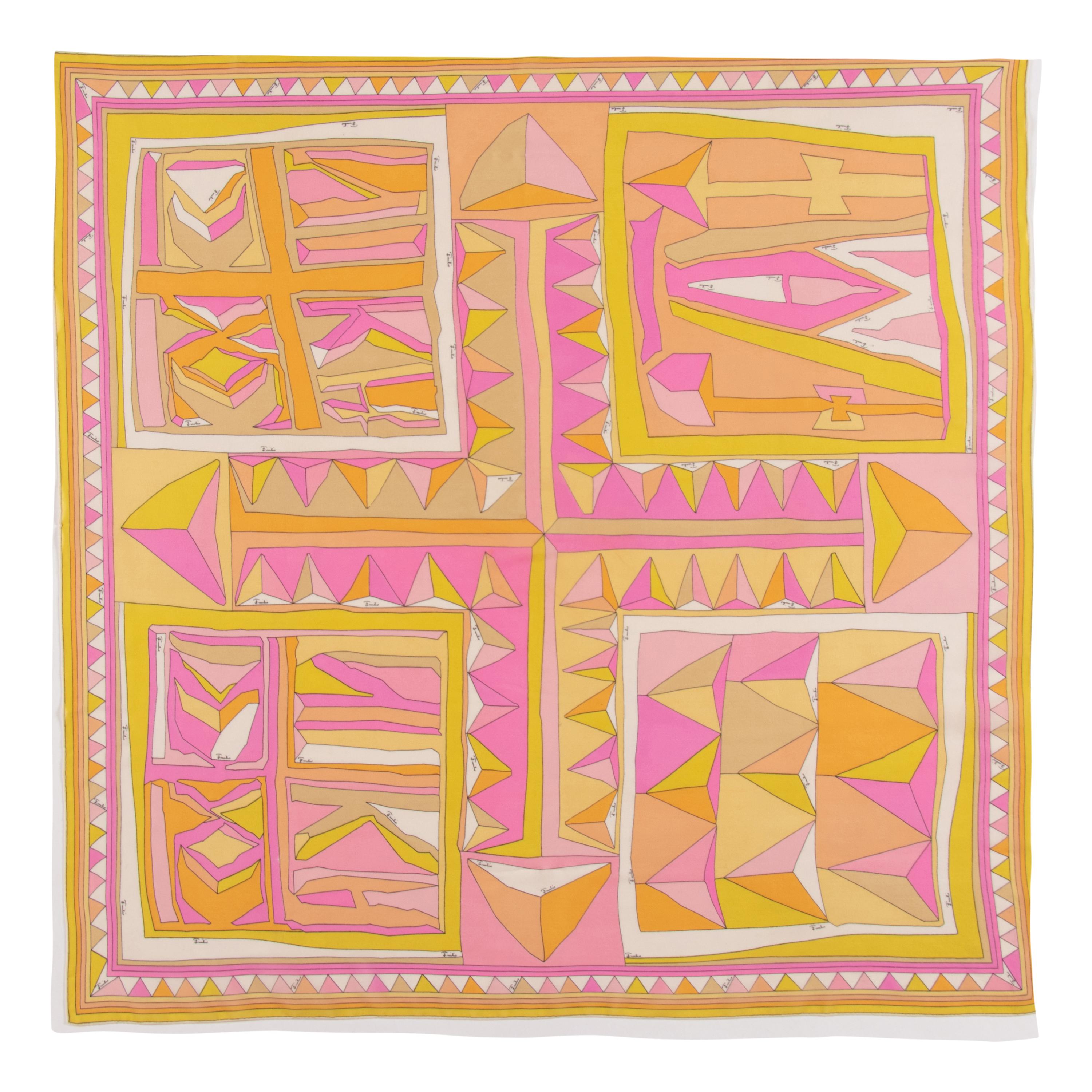 Four Emilio Pucci Scarves