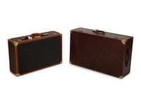 Two Bottega Veneta Suitcases and a Gucci Leather Garment Bag