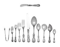 A Reed and Barton Francis I Silver Flatware Service