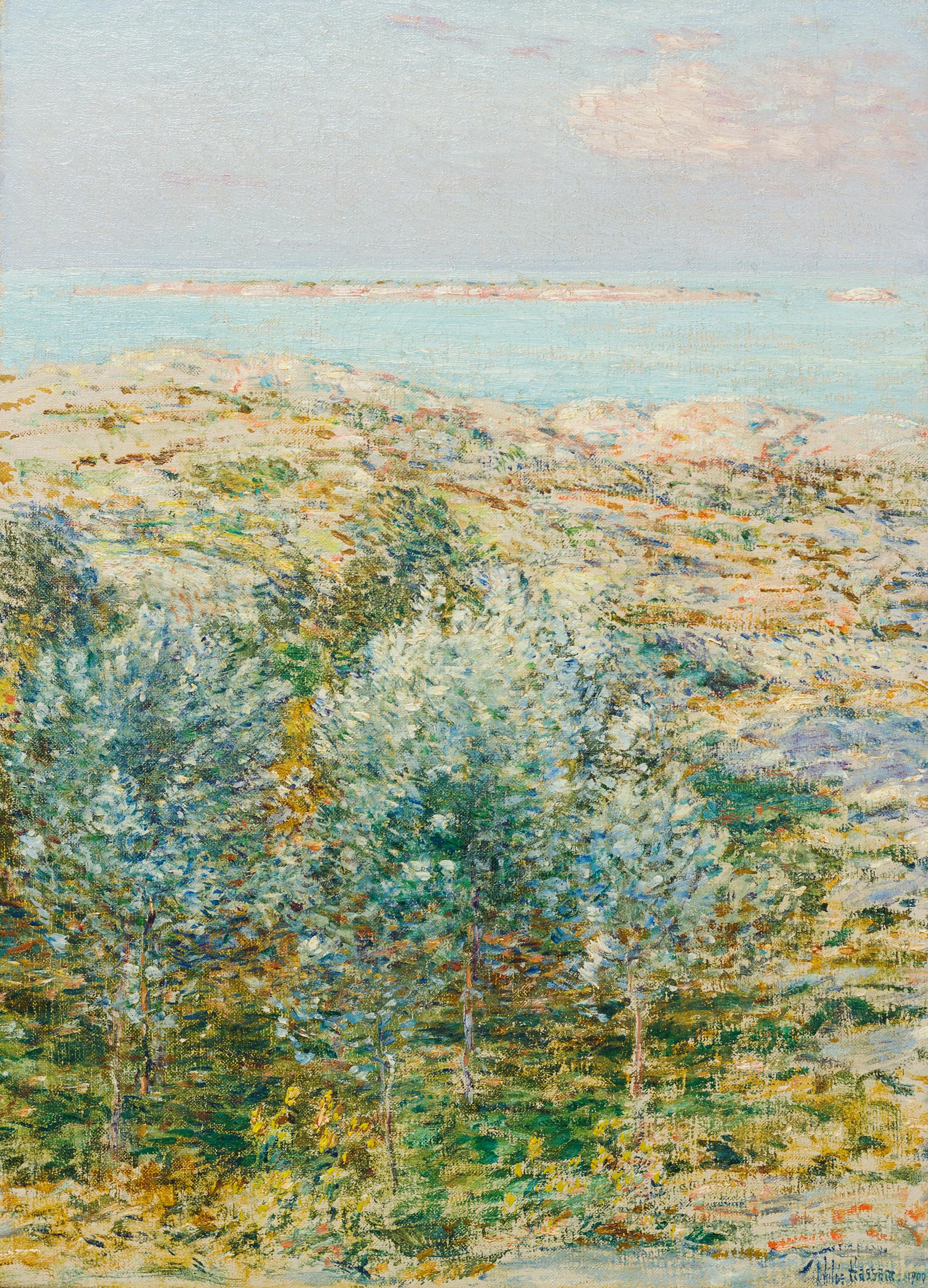 Frederick Childe Hassam, (American, 1859-1959), The Aspens, Late Afternoon, Isles of Shoals,1900