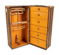 Louis Vuitton Wardrobe Steamer Trunk, Early 20th Century