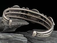 Navajo Silver and Turquoise Cuff Bracelet
