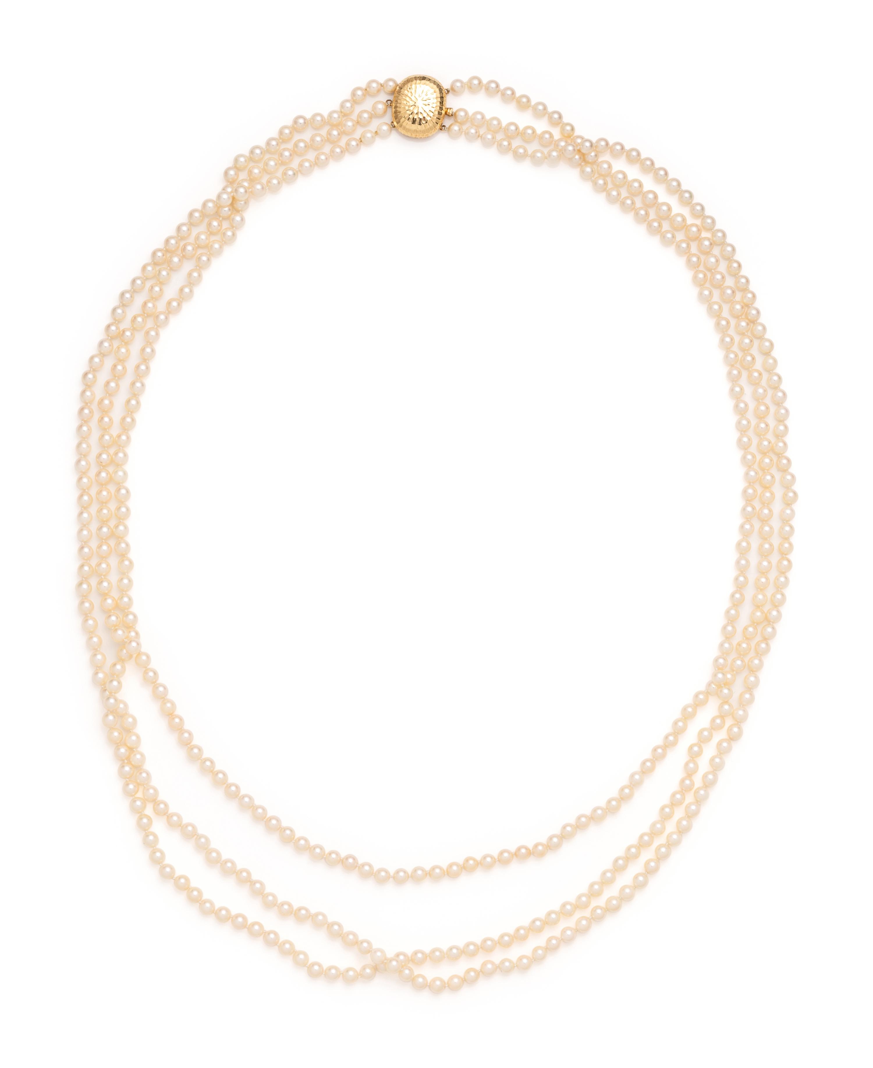 CULTURED PEARL NECKLACE