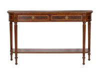 A George III Style Inlaid Mahogany Side Table