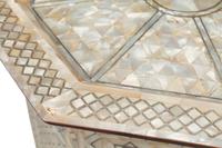 A Pair of Levantine Mother-of-Pearl Inlaid Octagonal Tables