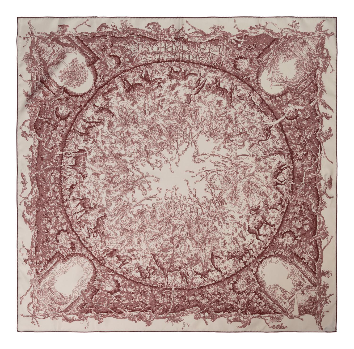 Two Hermès 90cm Scarves