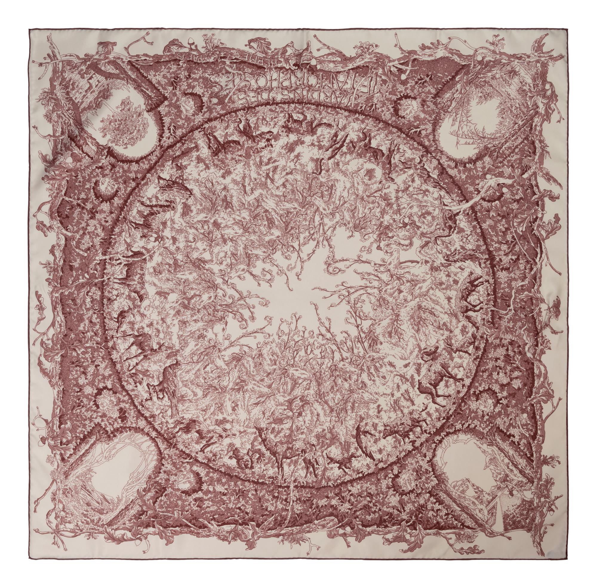 Two Hermès 90cm Scarves