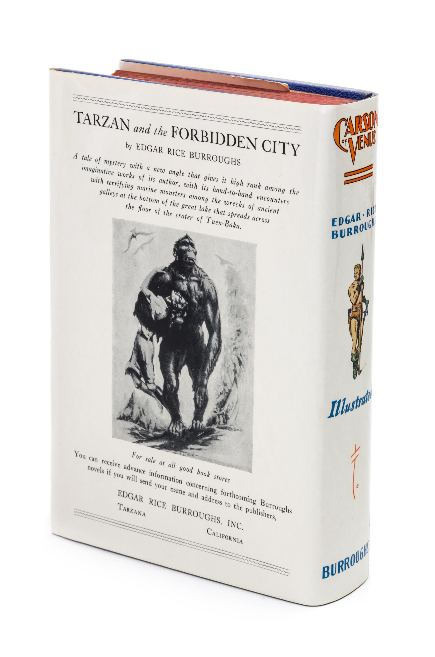 BURROUGHS, EDGAR RICE. Carson of Venus. Tarzana, CA, 1939. First edition.