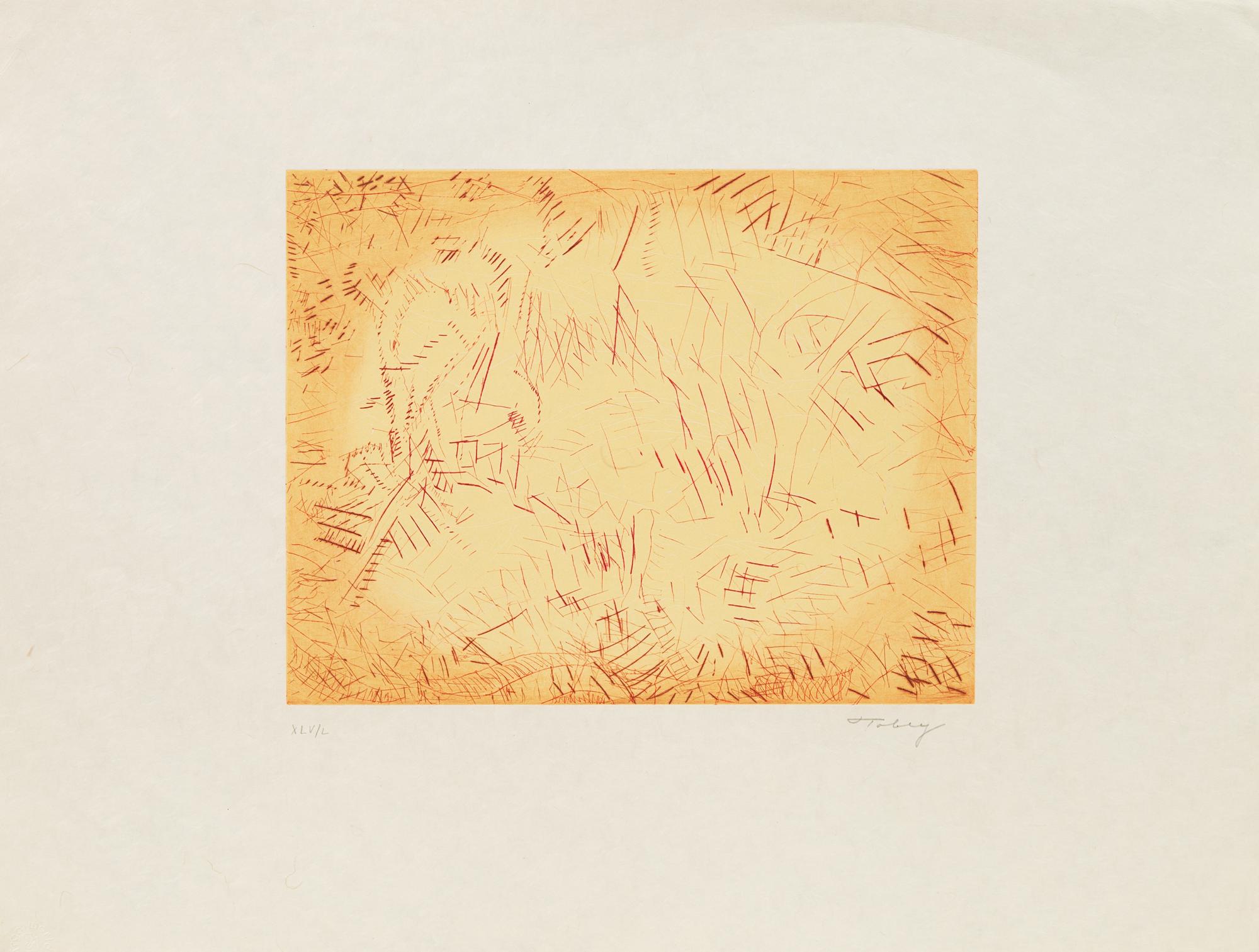 Mark Tobey, (American, 1890-1976), The Harvest Gleaning, 1975