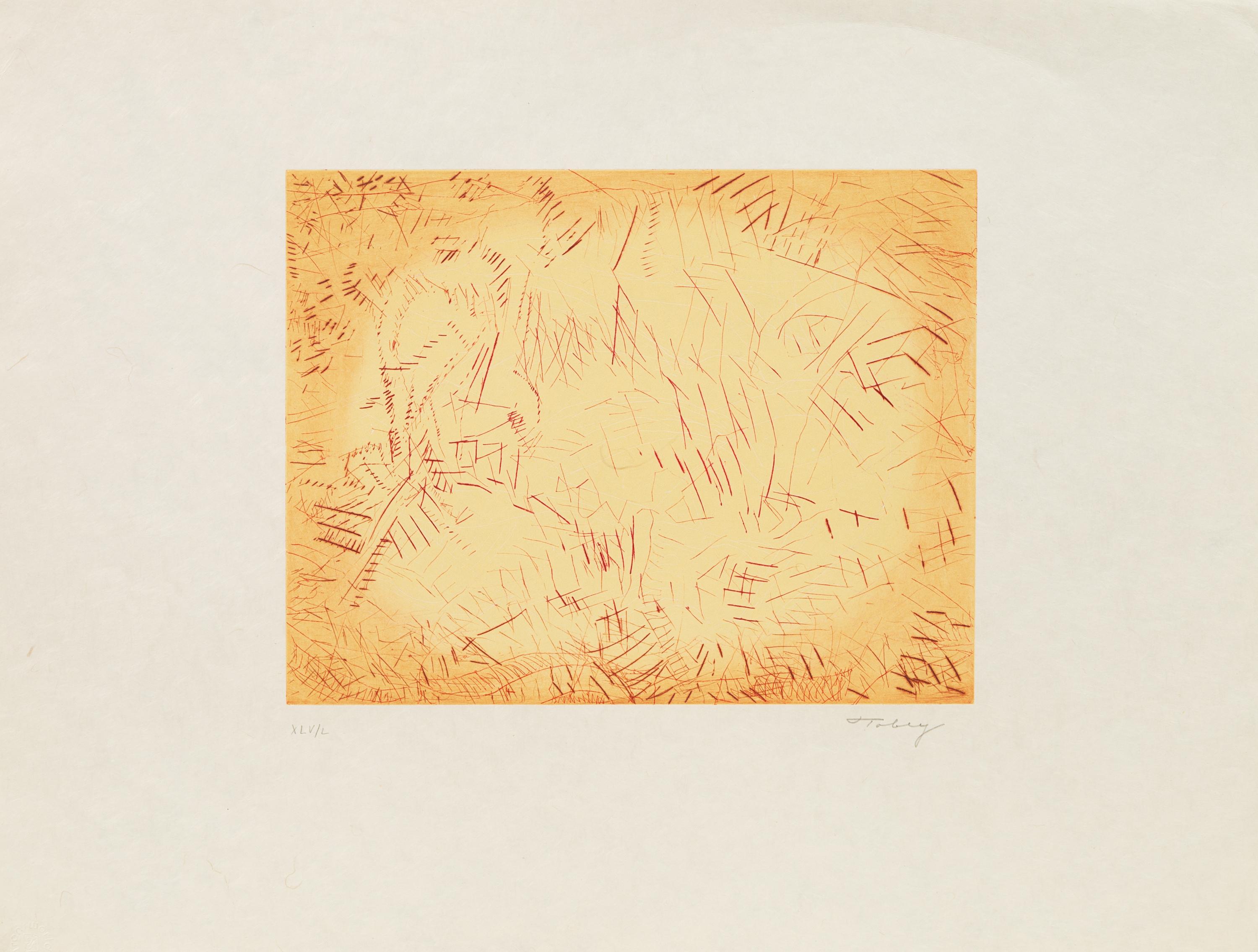 Mark Tobey, (American, 1890-1976), The Harvest Gleaning, 1975