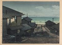 Kawase Hasui, (1883-1957), Matsubara Lake, dated 1941; Nissaka on the Tokaido Road, dated 1942; Cloudy Day in Mito, dated 1946; Autumn