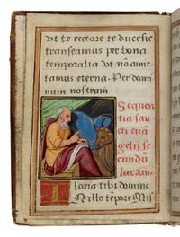 Étienne Colaud Group (fl. 1480-1536). Prayerbook, in Latin and French, illuminated manuscript on parchment, [Paris, ca 1525].