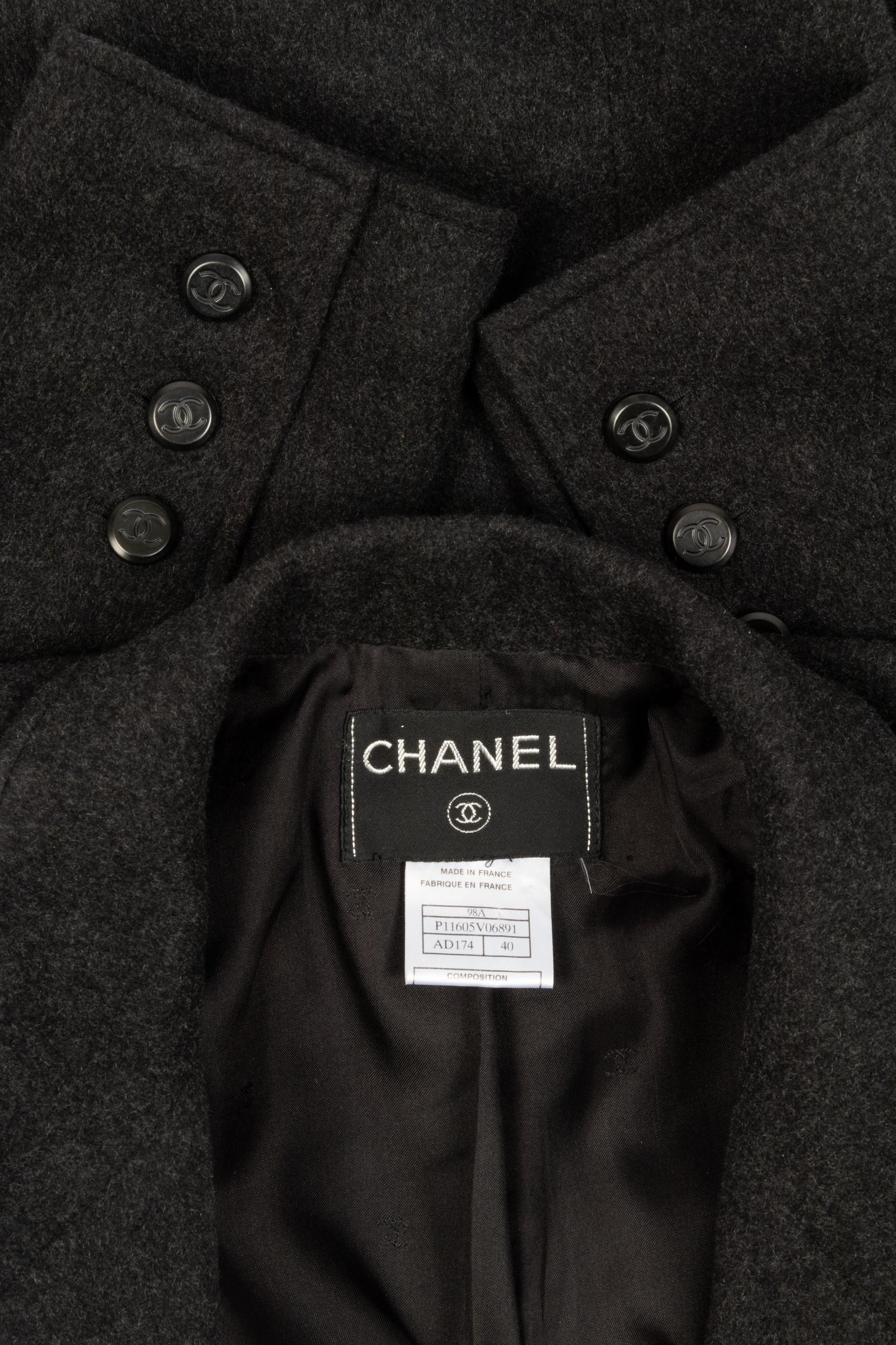 Chanel Cashmere Coat, Autumn 1998