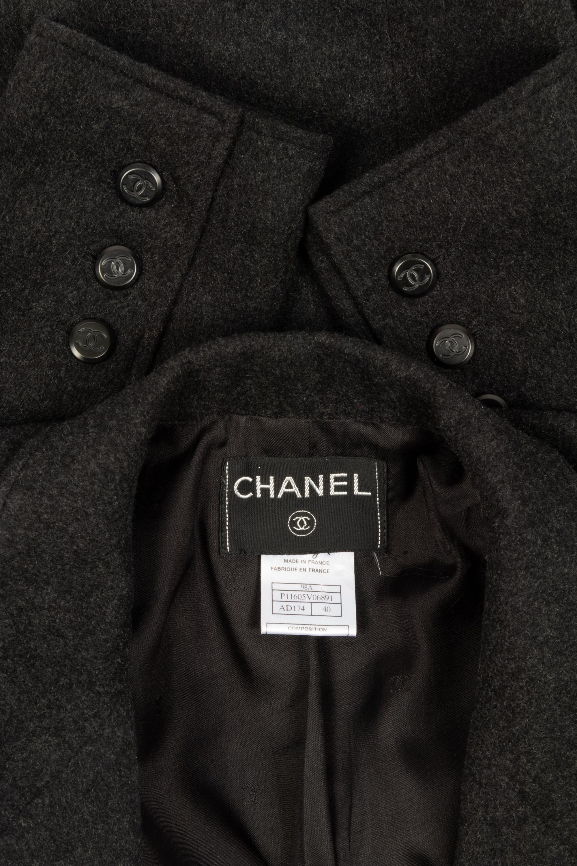 Chanel Cashmere Coat, Autumn 1998