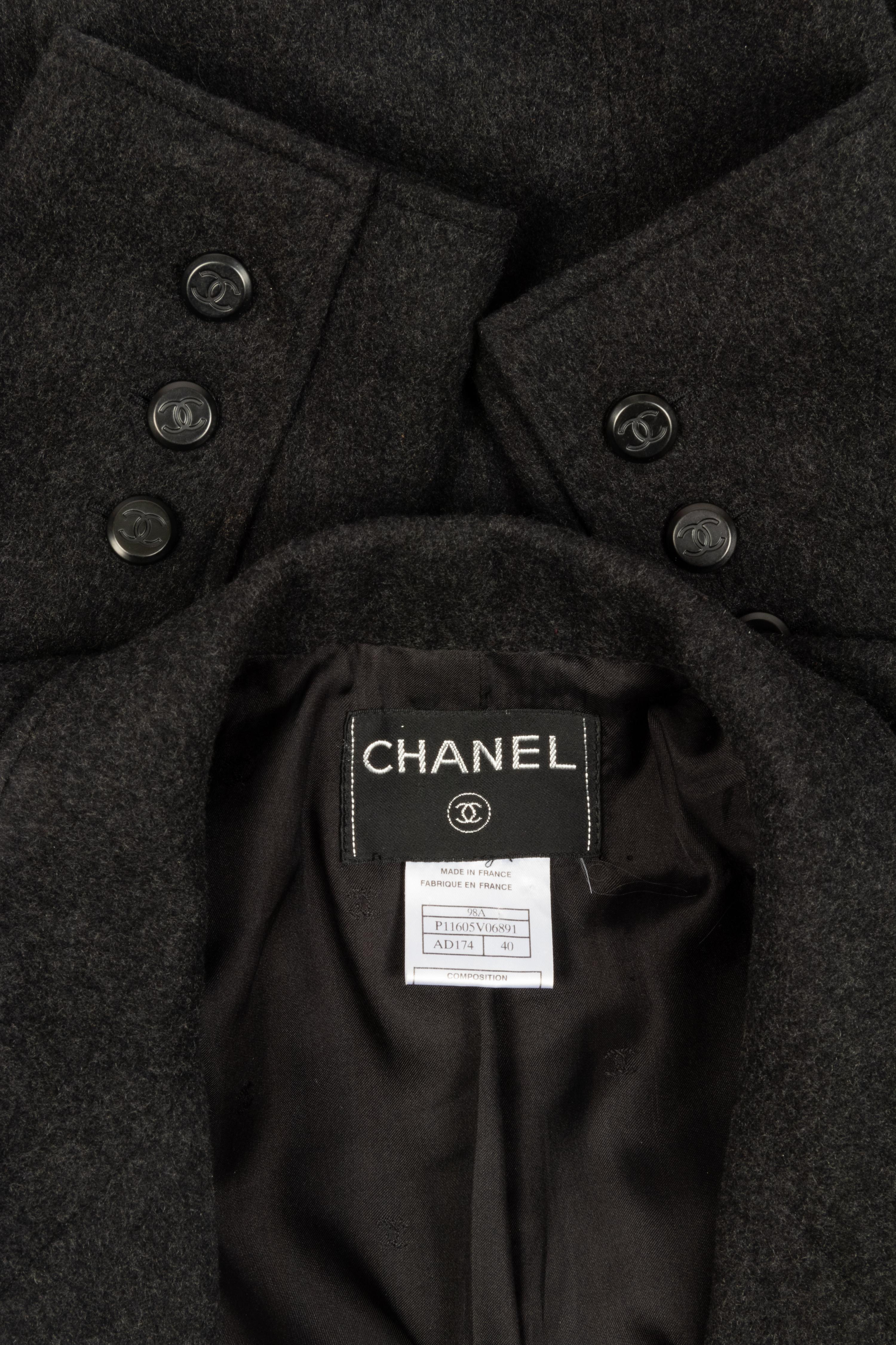 Chanel Cashmere Coat, Autumn 1998