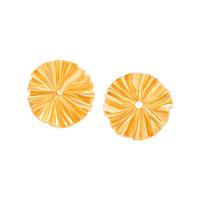 JAR, ALUMINUM 'COL PLISSÉ' EARRINGS