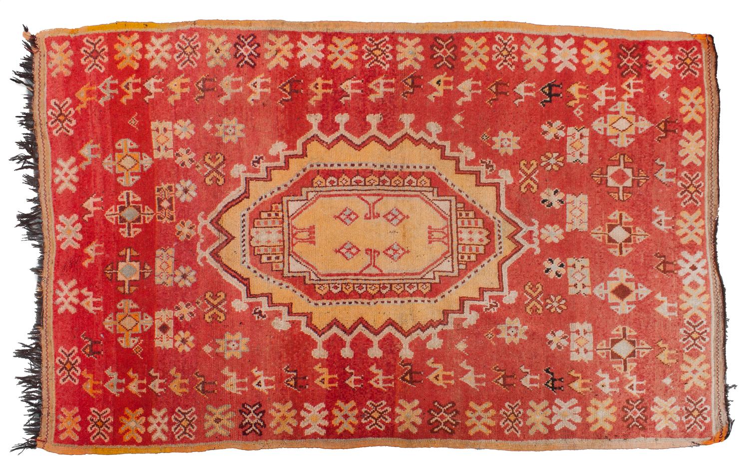 A Morrocan Rug 8 feet 2 inches x 5 feet 4 inches. — 19TH CENTURY